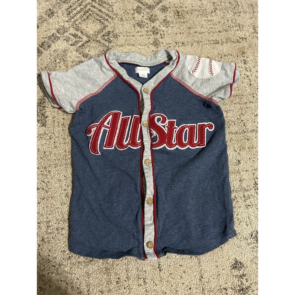 Mud Pie‎ Baseball Shirt Size 4/5t